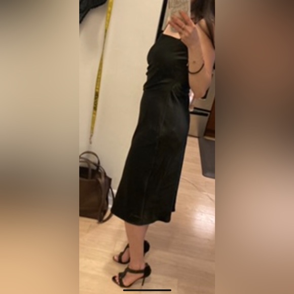 Zara SATIN LINGERIE STYLE DRESS - Picture 5 of 6